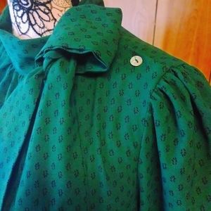 Pussy Bow tie blouse, sz Sm